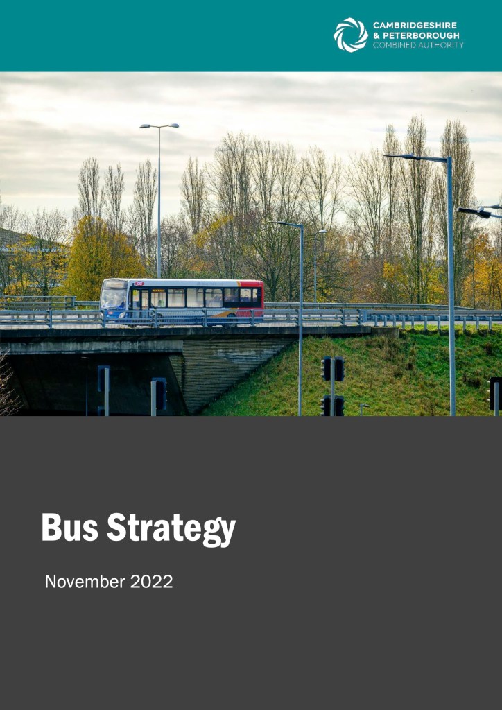 Front page of the Bus Strategy Document