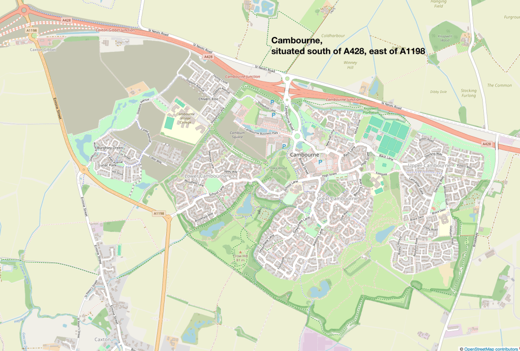 Map of Cambourne